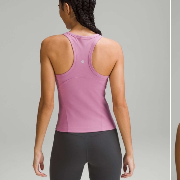 Lululemon Align Waist-Length Racerback Tank Top Velvet Dust Women's sz 8/10. - Picture 1 of 13